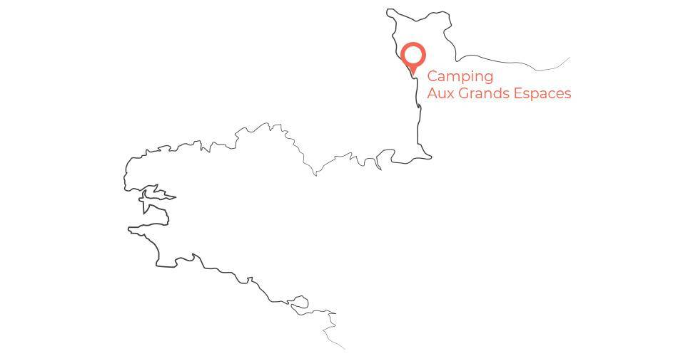 Carte localisation camping manche