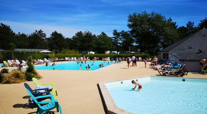 Jeux aquatiques du camping Manche