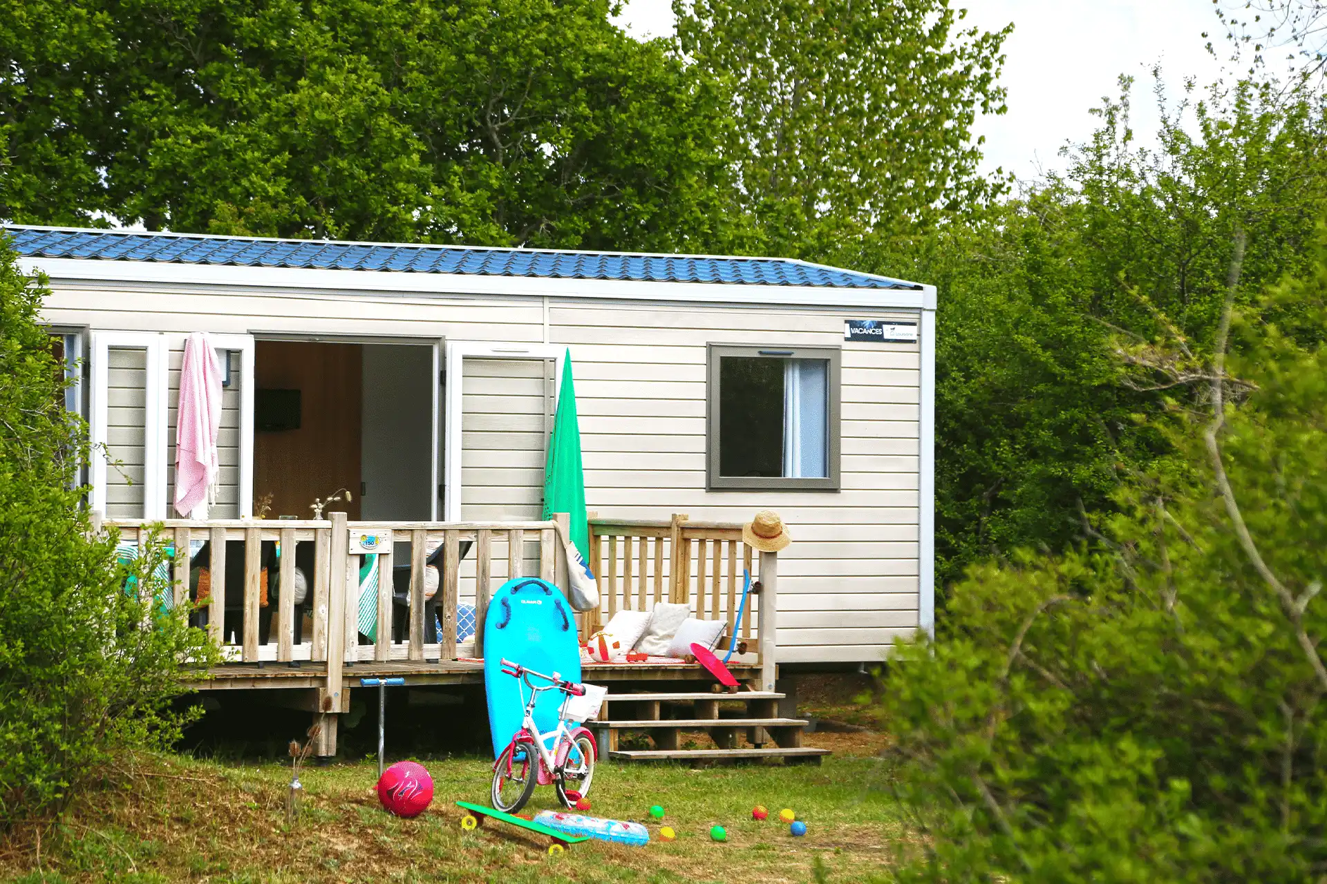 location d'un mobil-home en Basse Normandie, proche du Mont-Saint-Michel dans la Manche (50)